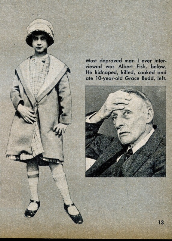 Men's Adventure Magazines Psycho killer cannibal Albert Fish vs